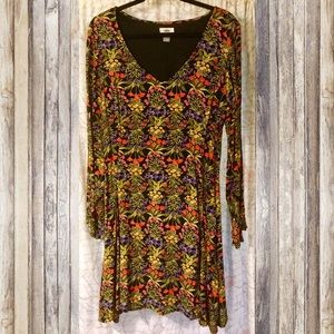 Old Navy Long Sleeve Floral Dress. Size 12